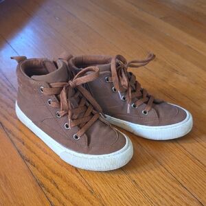 Cat & Jack Brown High-Top Kids Sneakers